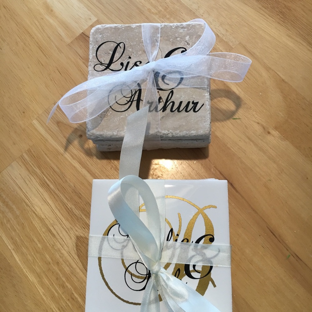 Stone/ceramic coasters custom